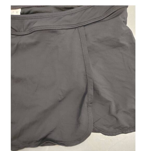 Liz Claiborne Swim Skirt Built In Black Medium - Picture 2 of 6